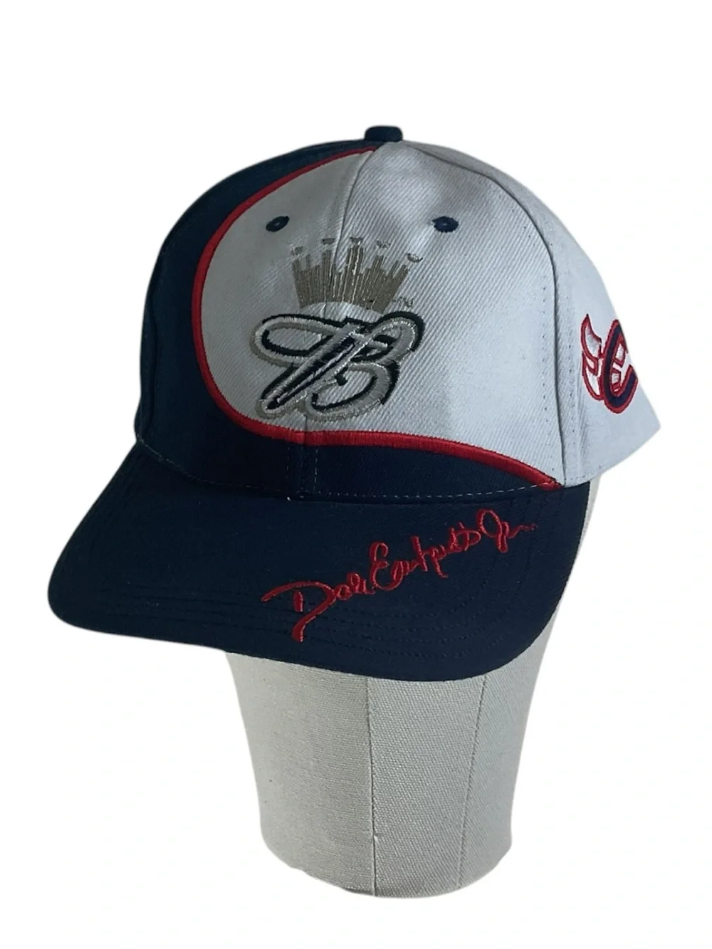 Dale Earnhardt Jr #8 NASCAR Adjustable Hat Cap Embroidered Red White Blue OSFM